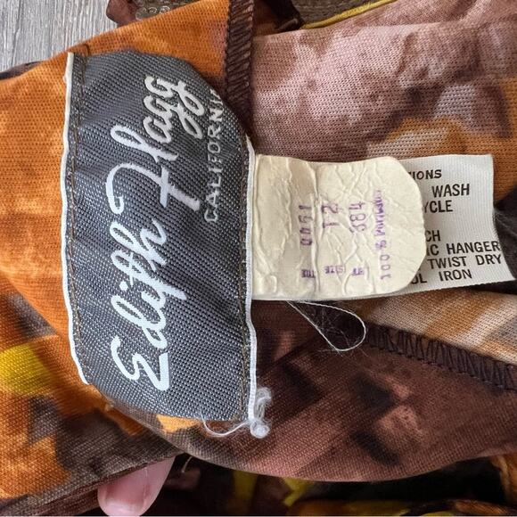 VINTAGE Edith Flagg sleeveless maxi dress sz 12 - Picture 6 of 6